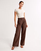 Lara - Lichte Nette Pantalon met Hoge Taille voor Dames