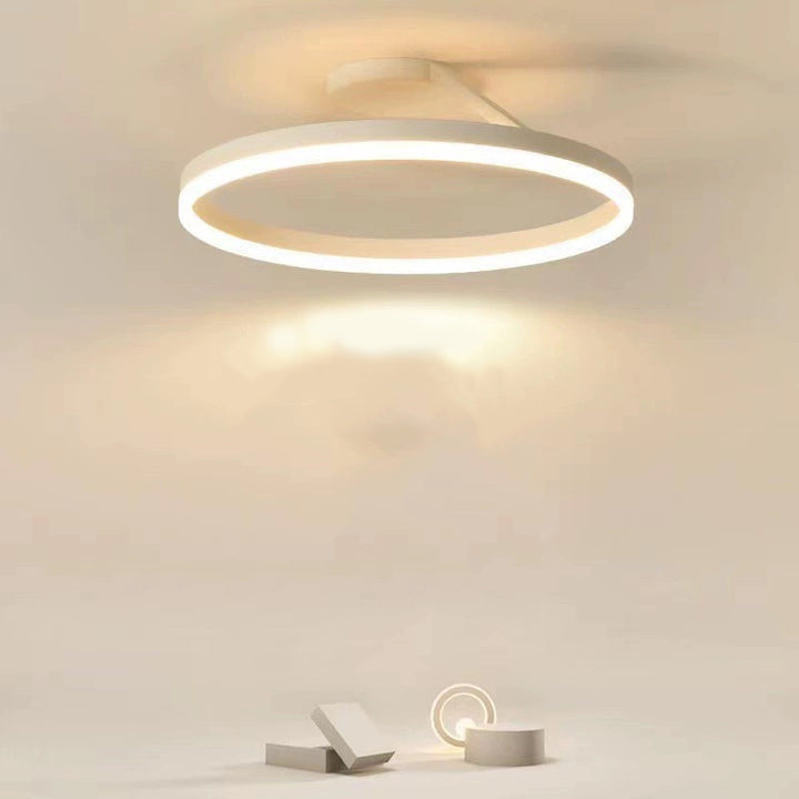 Ronde Scandinavische Plafondlamp Met Hangende LED-Ring