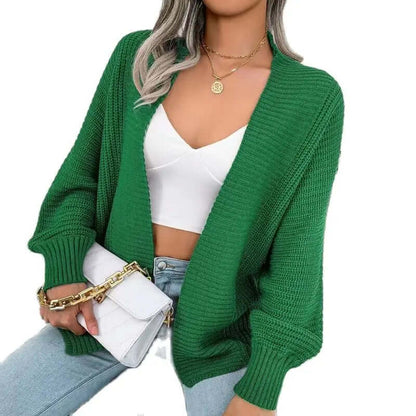 Gebreide Cardigan met Lange Mouwen Openvallend Model voor Vrouwen