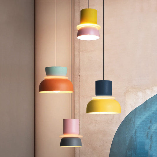 Moderne Kleurrijke Hanglamp In Retro Stijl