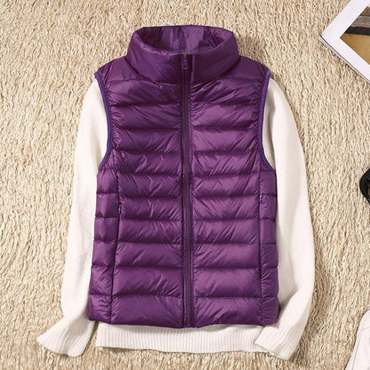 Bodywarmer met Lichtgewicht Opvouwbaar Design - Ritszakken