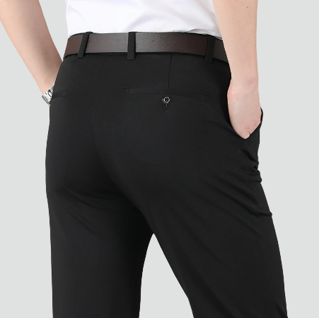 Heren Stretch Broek met Slim Fit en Comfortabele Pasvorm
