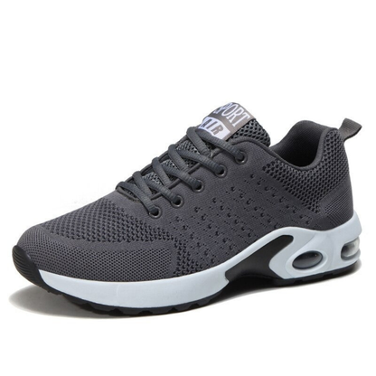 Sportieve Heren Sneakers Met Ademend Mesh En Dempende Zool