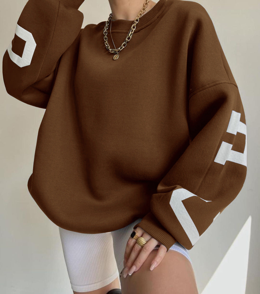 Mélisande - Oversized Cropped Sweatshirt voor dames