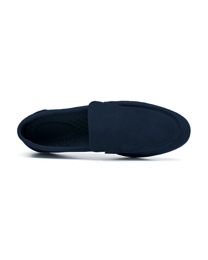 Half Zip Kabeltrui met Suède Loafers 2 Delige Set Comfortabel en Stijlvol