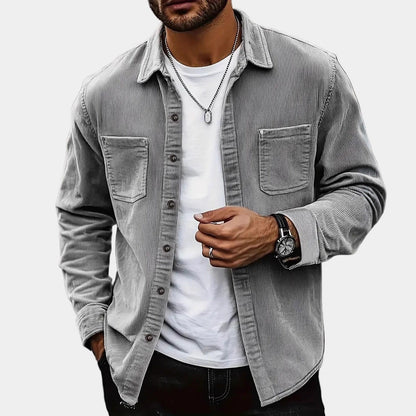 Heren Overshirt met Lange Mouwen en Borstzakken