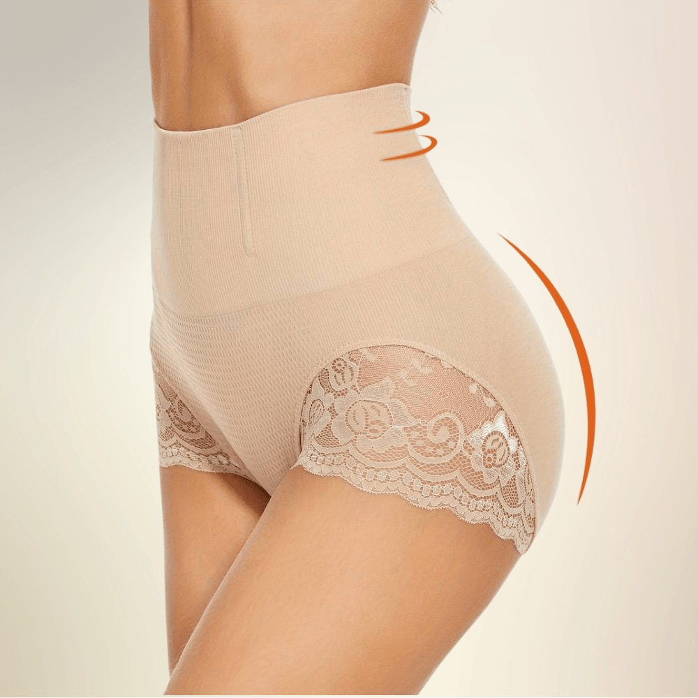 Lara - High Waist Corrigerende Slip met Kant