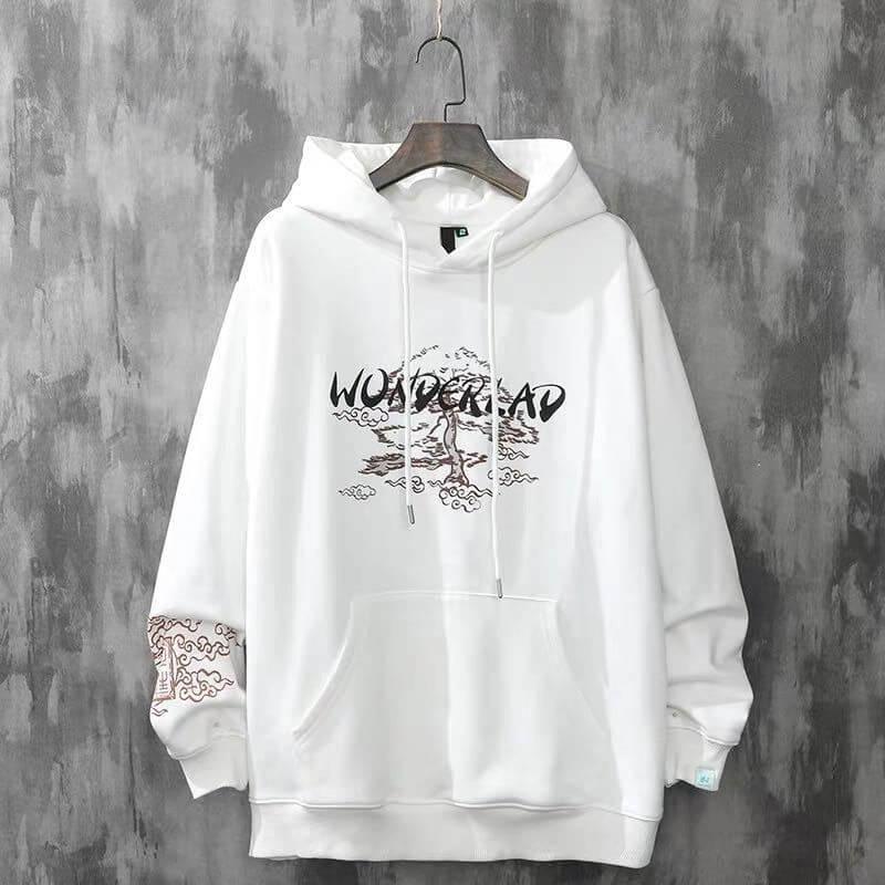 Casual Dames Hoodie met Japanse Sakura Print