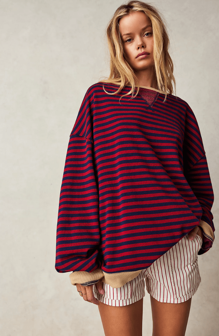 MAYA - Gestreepte Oversized Trui