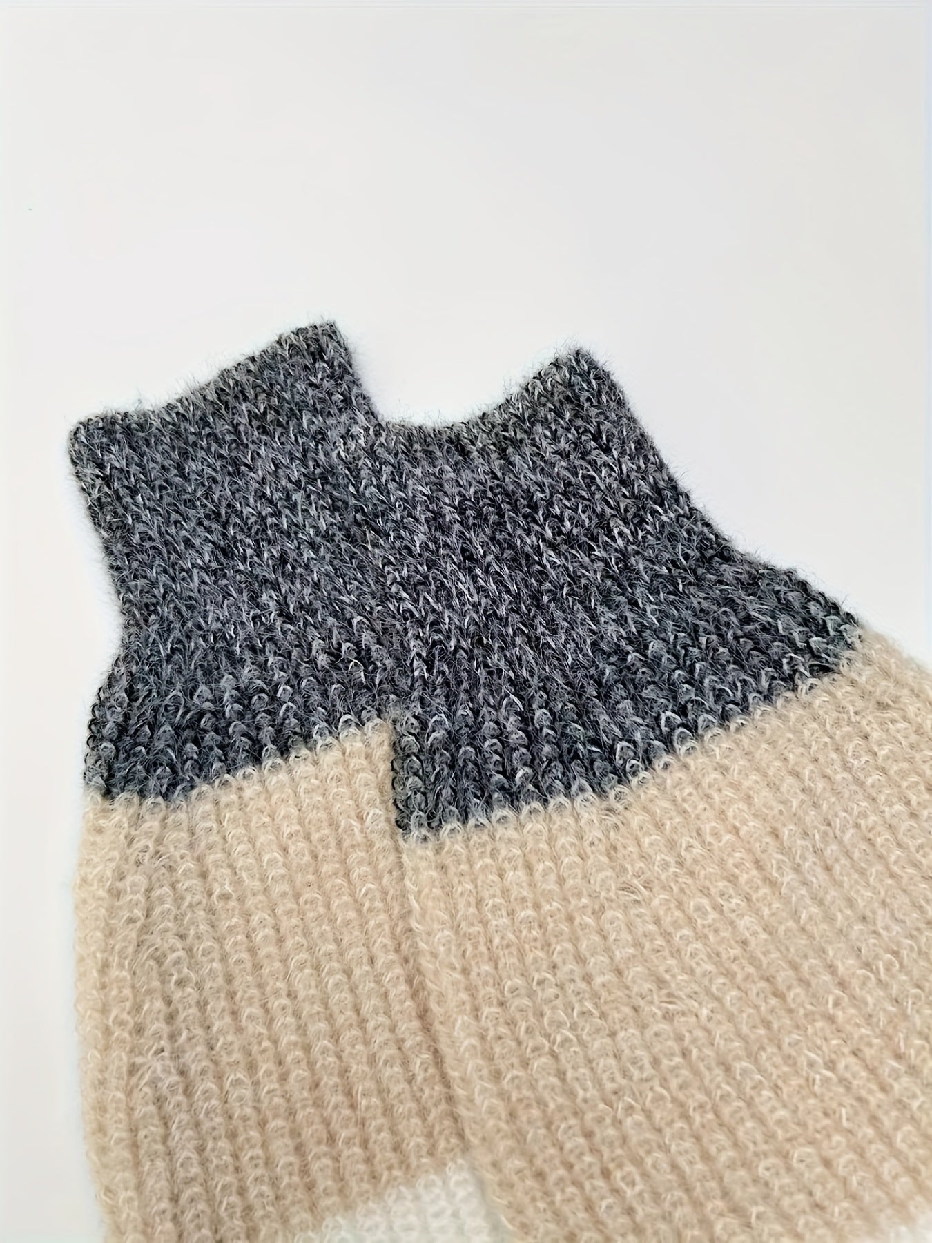 Dames Stijlvolle Gestreepte Mini Sweaterjurk Met Lange Mouwen