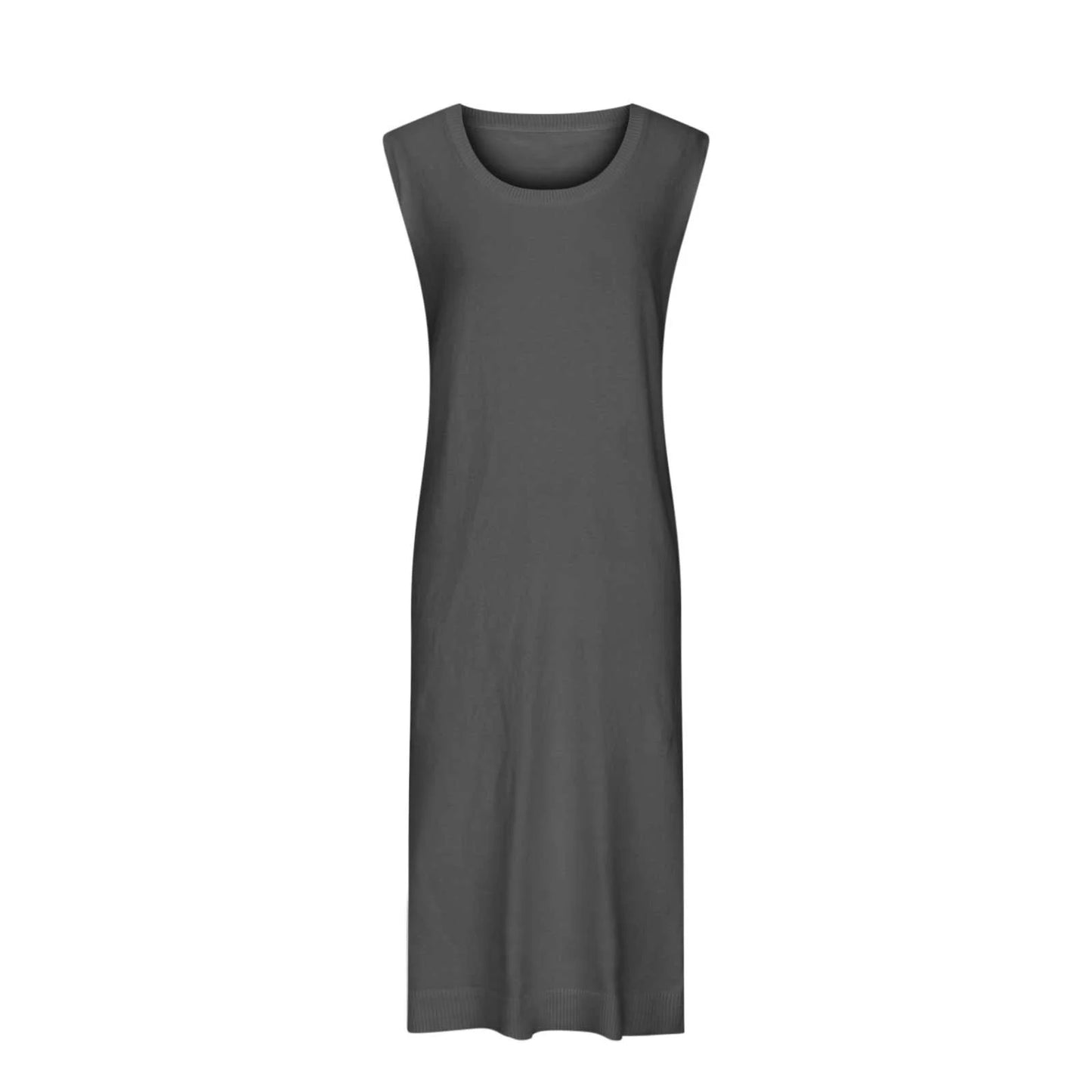 Gebreide Midi Jurk en Coltru Set voor Vrouwen