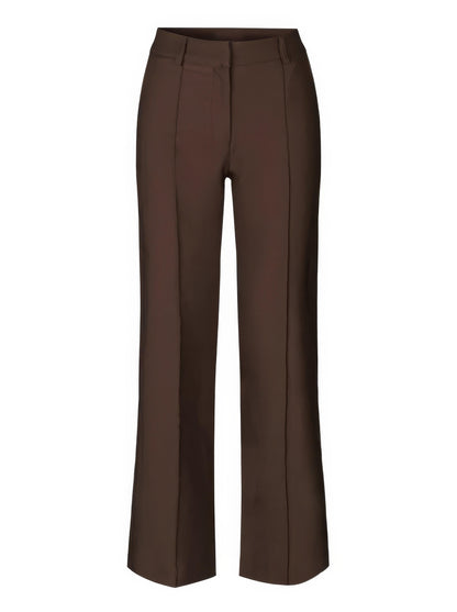 Carina - High Waist Pantalon met Uitlopende Pijpen voor Dames