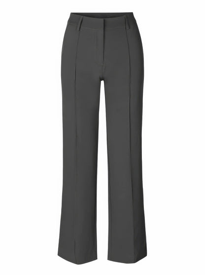 Carina - High Waist Pantalon met Uitlopende Pijpen voor Dames