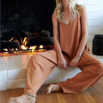 Ava - Loose Fit Jumpsuit met Spaghettibandjes voor Dames