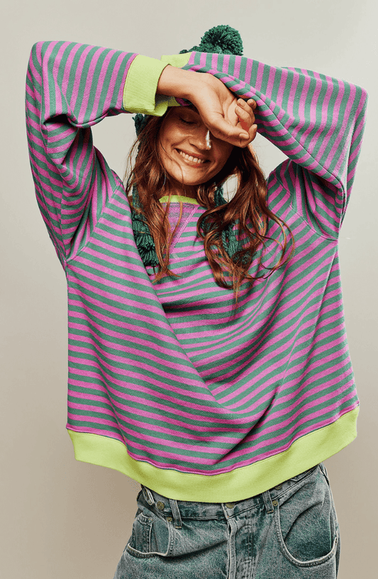 MAYA - Gestreepte Oversized Trui