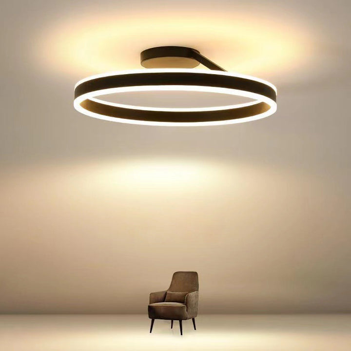 Ronde Scandinavische Plafondlamp Met Hangende LED-Ring