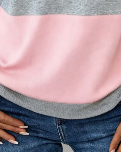 Casual Dames Sweater Met Halve Rits En Comfortabele Pasvorm