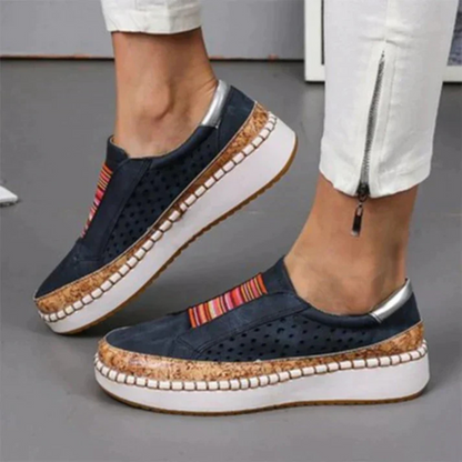 Margaret - Orthopedische Loafers met Geperforeerd Bovenwerk