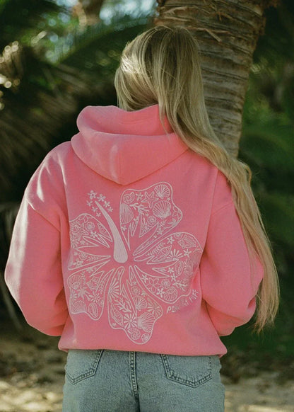 Silvia - Oversized Hoodie met Tropische Print