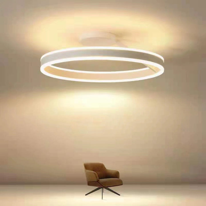Ronde Scandinavische Plafondlamp Met Hangende LED-Ring
