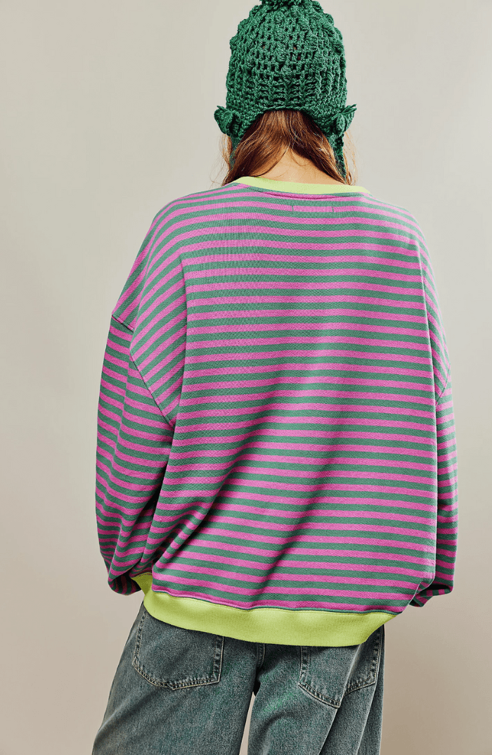 MAYA - Gestreepte Oversized Trui