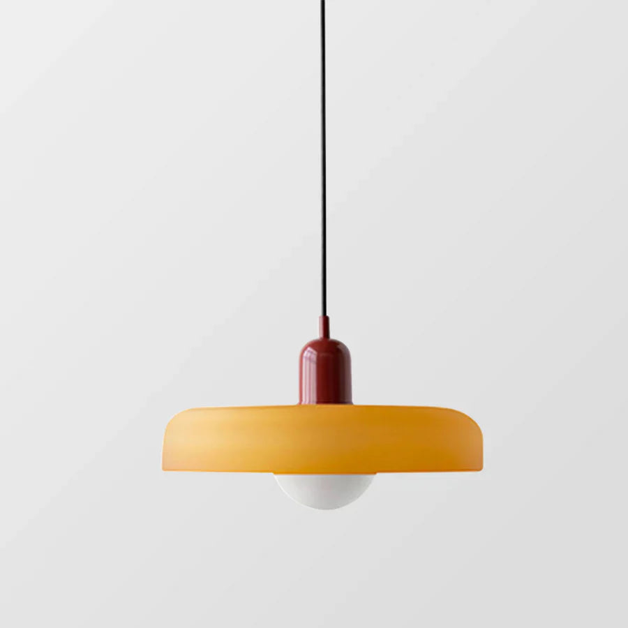 Scandinavische Hanglamp Met Glazen Afwerking
