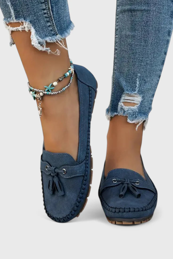 Comfortabele Loafers Met Kwastjes En Antislip Zool Voor Dames