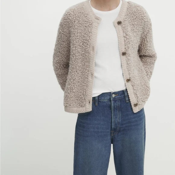 Warm Gebreide Dames Vest Chunky Winter Cardigan