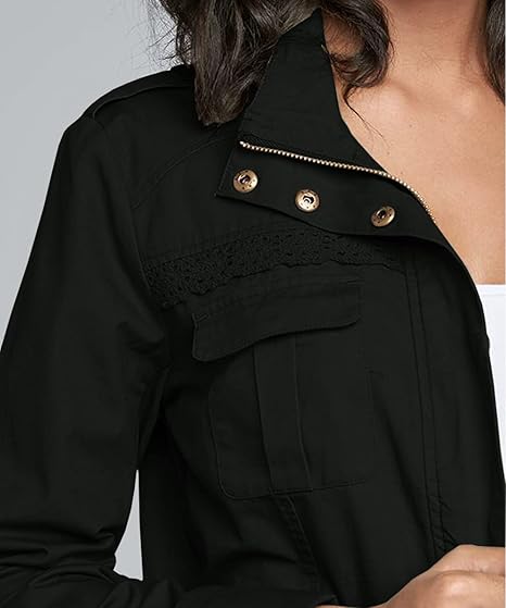 Vrouwen lente casual lange utility tussenjas