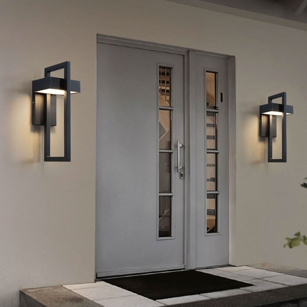 Moderne Buitenlamp In Rechthoekig Design