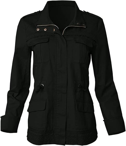 Vrouwen lente casual lange utility tussenjas