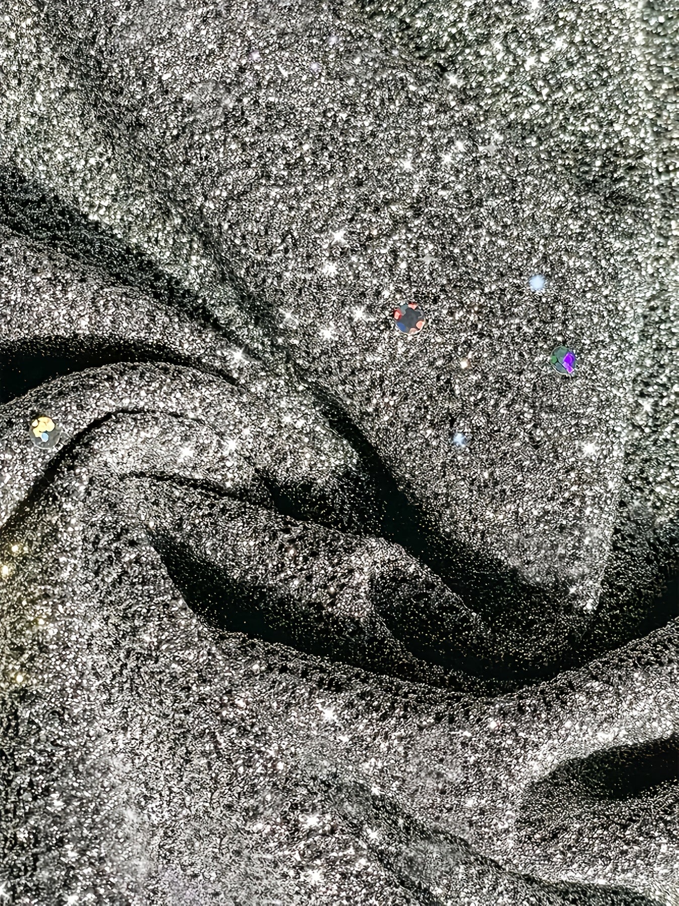 Glitter Pailletten Cocktailjurk Voor Dames Met V hals En Lange Mouwen