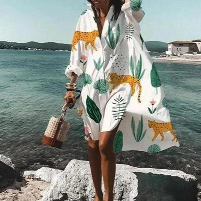Eva - Oversized Blousejurk voor Zomer en Strand voor Dames