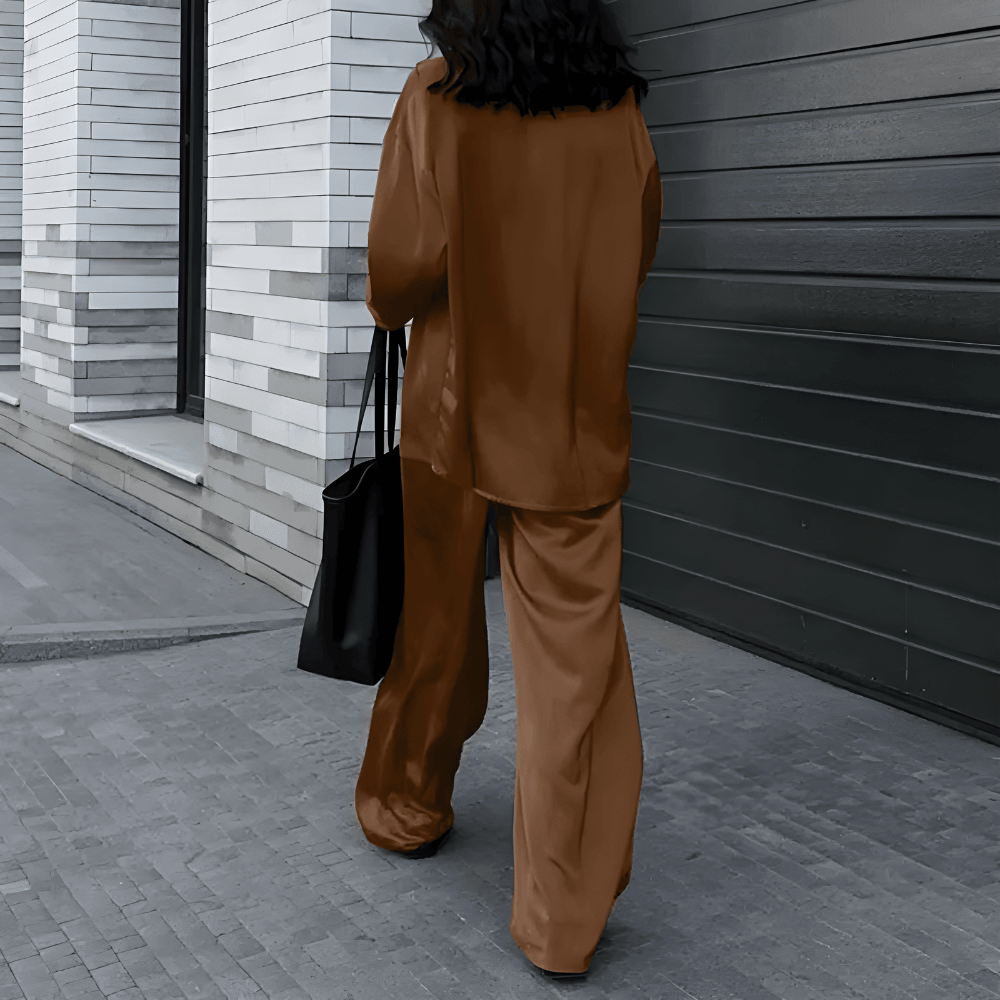 Fenna - Set met blazer en High waist pantalon voor dames
