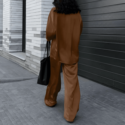 Fenna - Set met blazer en High waist pantalon voor dames