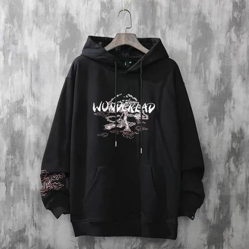 Casual Dames Hoodie met Japanse Sakura Print