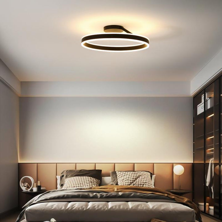 Ronde Scandinavische Plafondlamp Met Hangende LED-Ring
