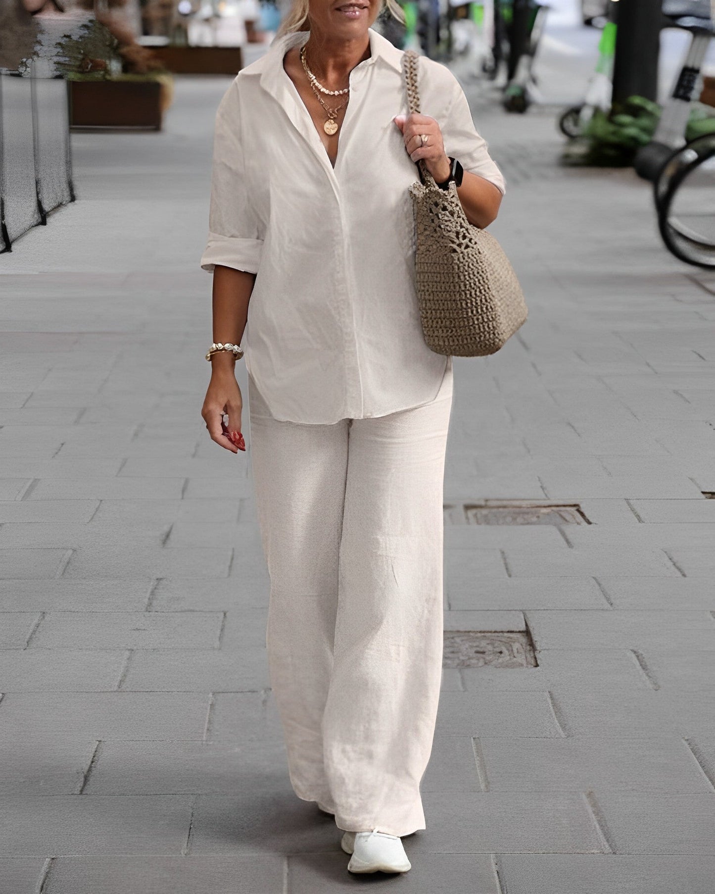Maurizia - Relaxed Linnen Broek met Breezy Fit voor dames