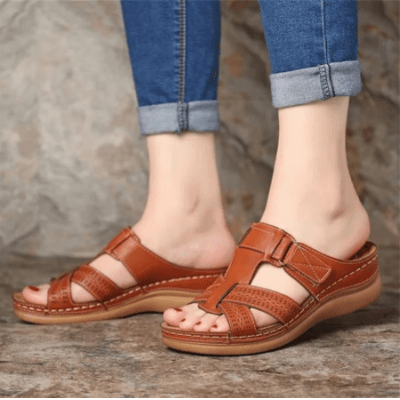 Elisa - Orthopedische sandalen met klittenbandsluiting