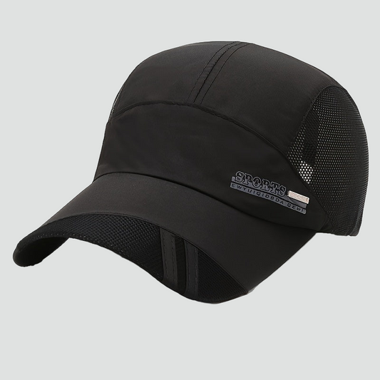 Lichtgewicht sportpet met ademend design en verstelbare pasvorm