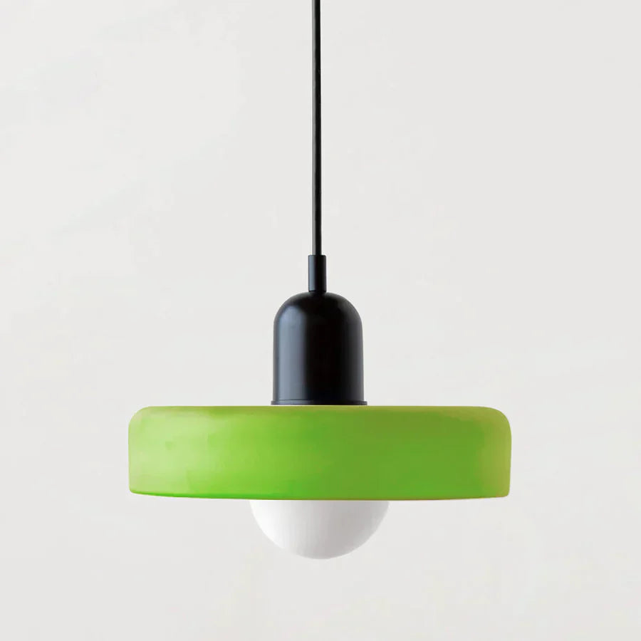 Scandinavische Hanglamp Met Glazen Afwerking
