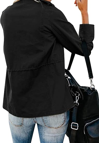 Vrouwen lente casual lange utility tussenjas
