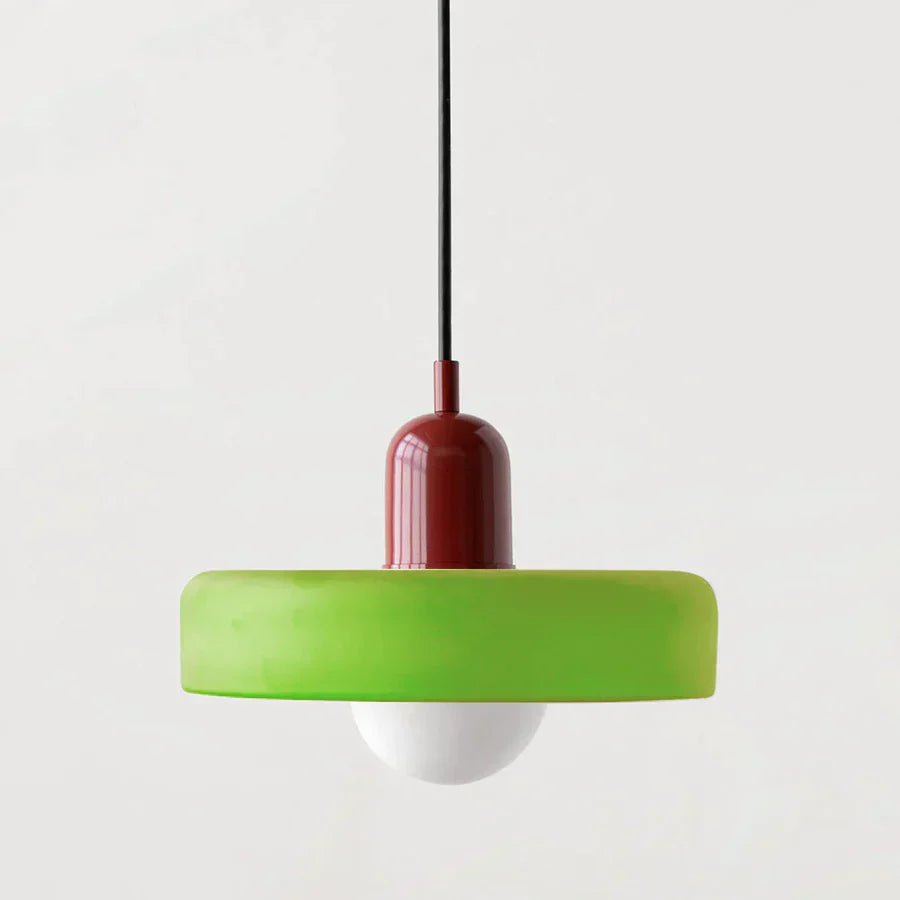 Scandinavische Hanglamp Met Glazen Afwerking