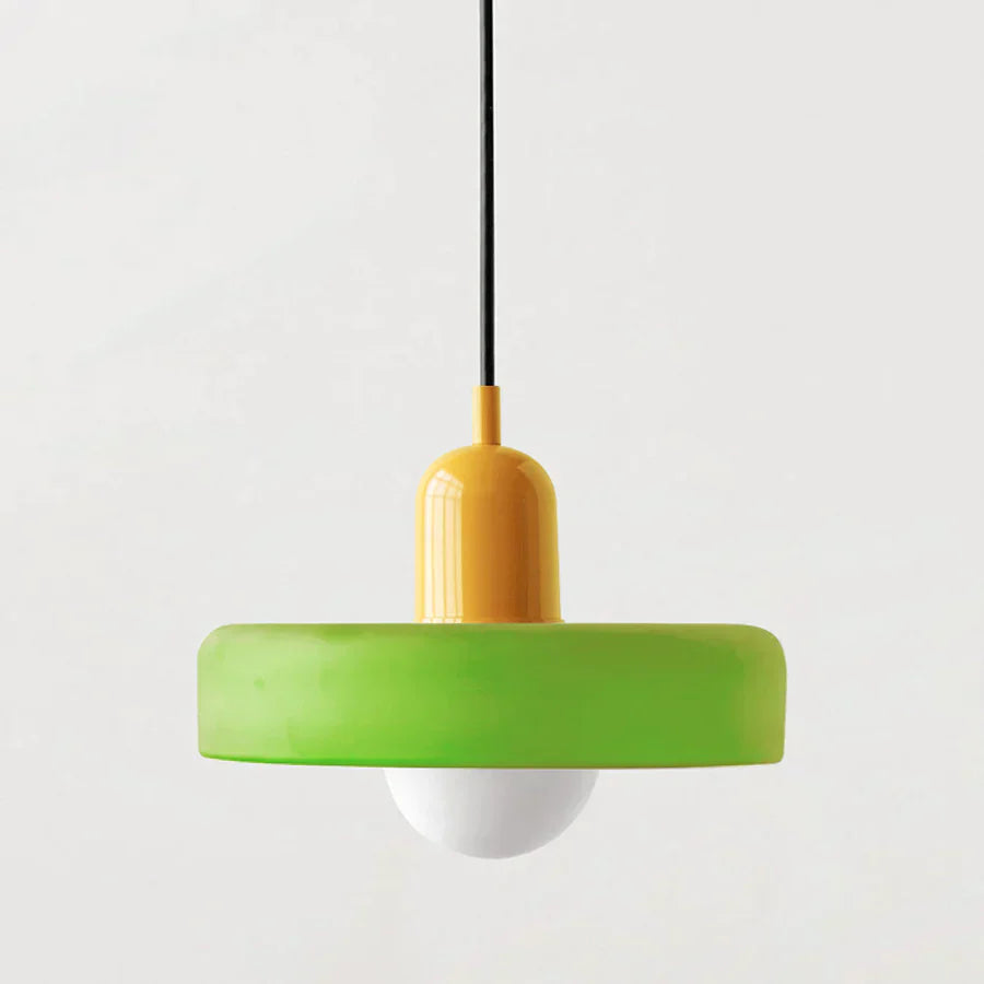 Scandinavische Hanglamp Met Glazen Afwerking