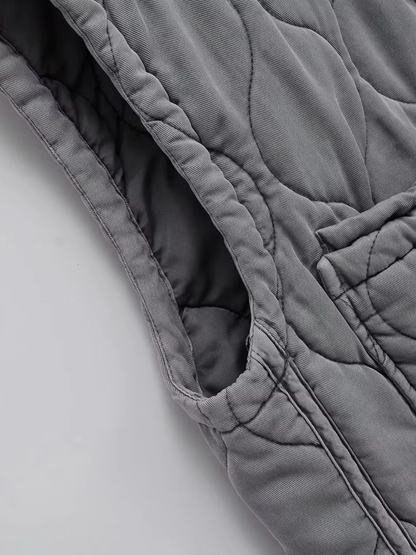 Nevelisse - Gewatteerde Mouwloze Katoenen Bodywarmer voor Vrouwen