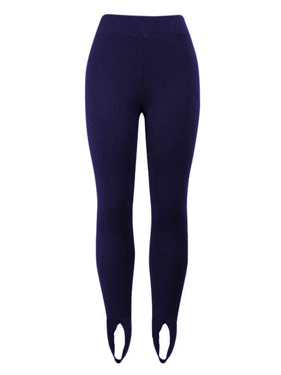 Clara - Comfortabele Rib Legging met Band onder de Voet voor Dames