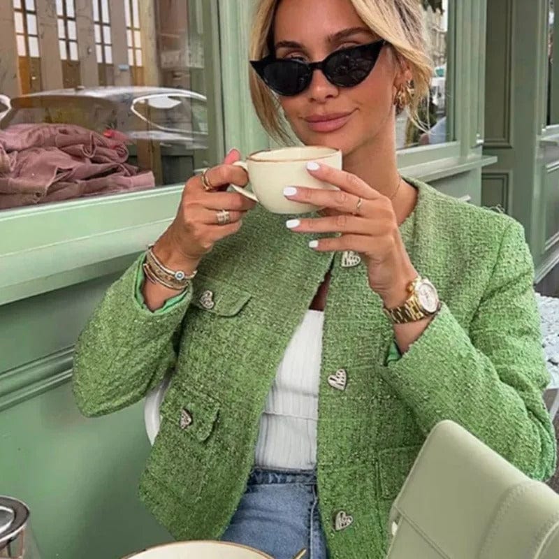 Lida - Elegante Tweed Twee-Delige Set voor Dames