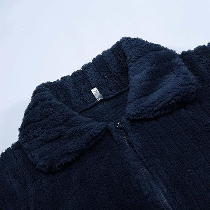 Callista – Teddy vest van ribstof