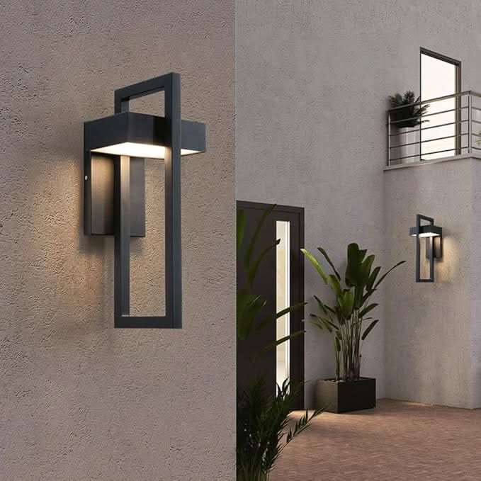Moderne Buitenlamp In Rechthoekig Design