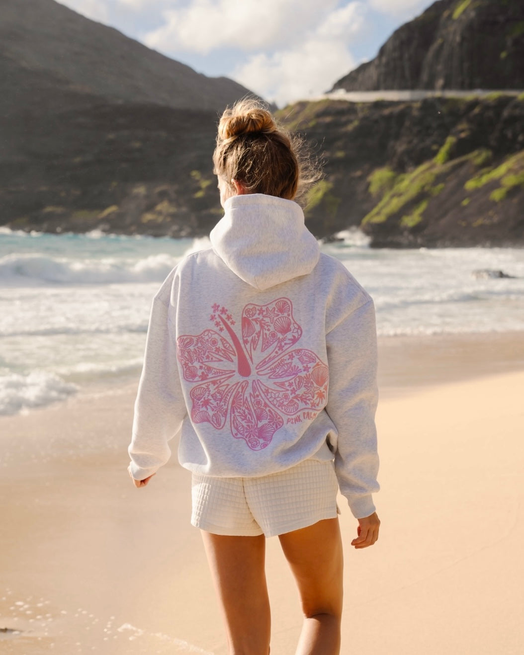 Silvia - Oversized Hoodie met Tropische Print